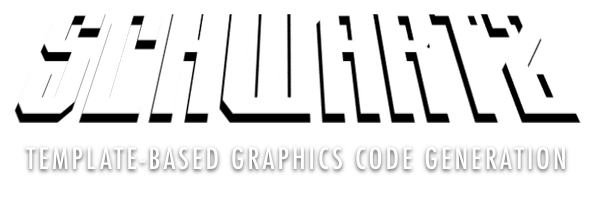 Schwartz: Template-Based Graphics Code Generation