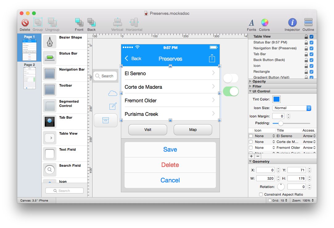 Download Mocks A Powerful Native Ui Mockup Tool For Mac Os X