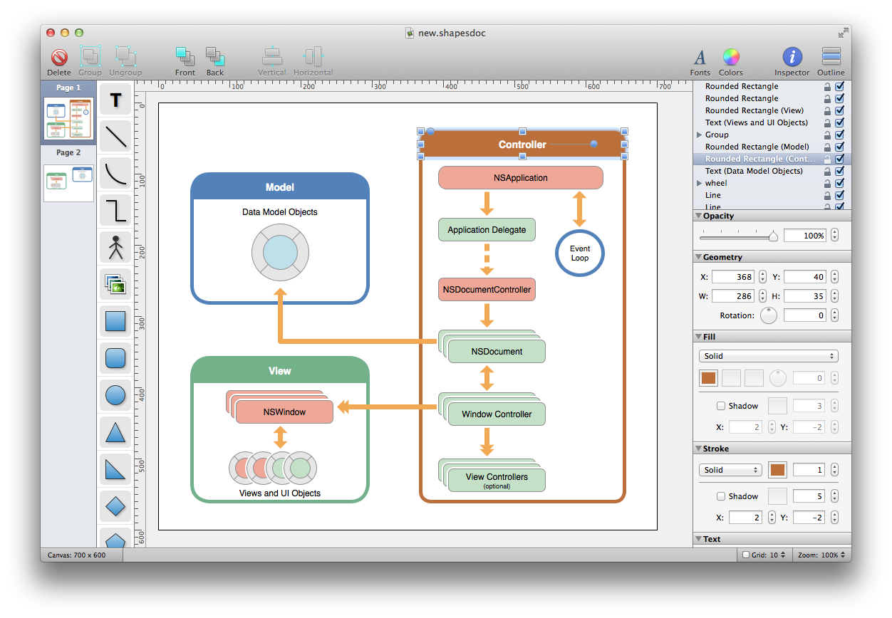 mac tool for archetecture diagrams